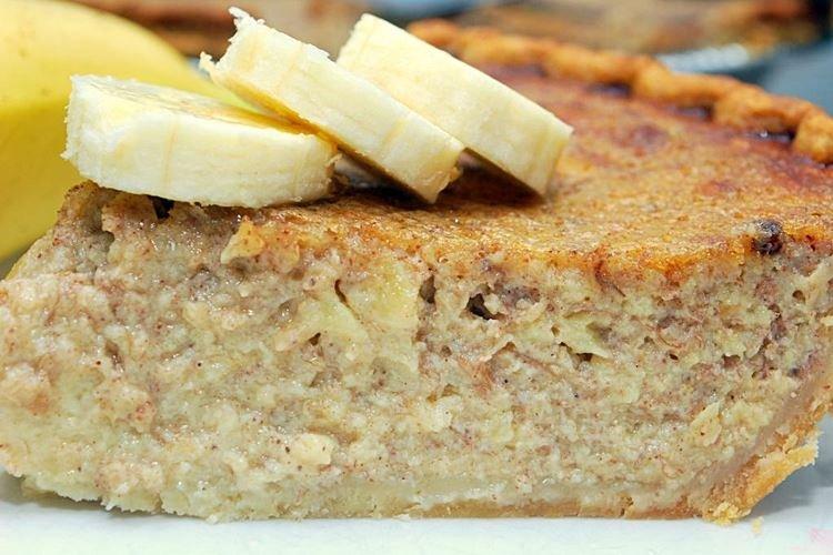 Banana Cake with Banana Sauce in the Oven - Recipes