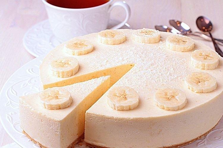 Banana Cheesecake in the Oven - Recipes