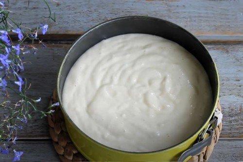 Bizcocho de kéfir con vainilla - receta paso a paso