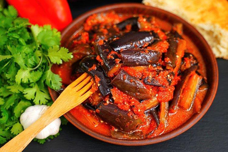 Eggplant with Chicken Meat - Eggplant Dishes Recipes
