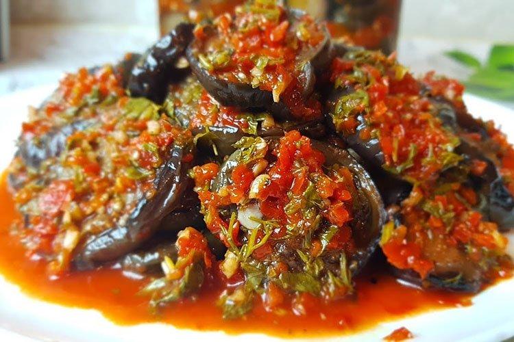 Georgian-Style Eggplant - Eggplant Dishes Recipes