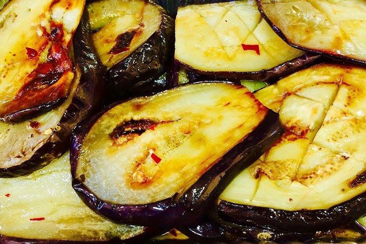 Eggplant in Honey Caramel - Eggplant Dishes Recipes