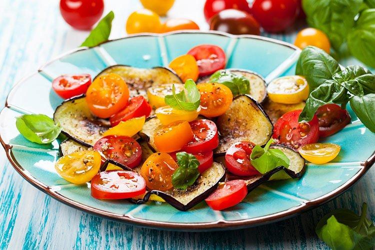 Eggplant with Cherry Tomatoes in the Oven - Eggplant Dishes Recipes