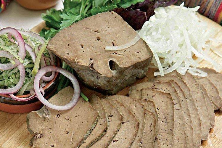 Boiled Beef Liver - Recipes