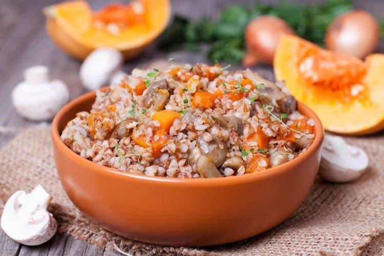 Buckwheat with Pumpkin and Mushrooms - Recipes