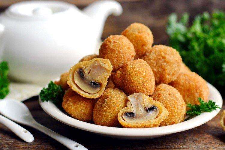 Setas crujientes al horno - recetas