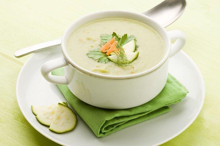 Crema de calabacín - Recetas de platos de calabacín