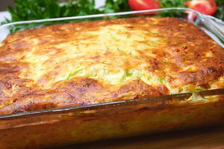 Gratinado de calabacín - Recetas de platos de calabacín