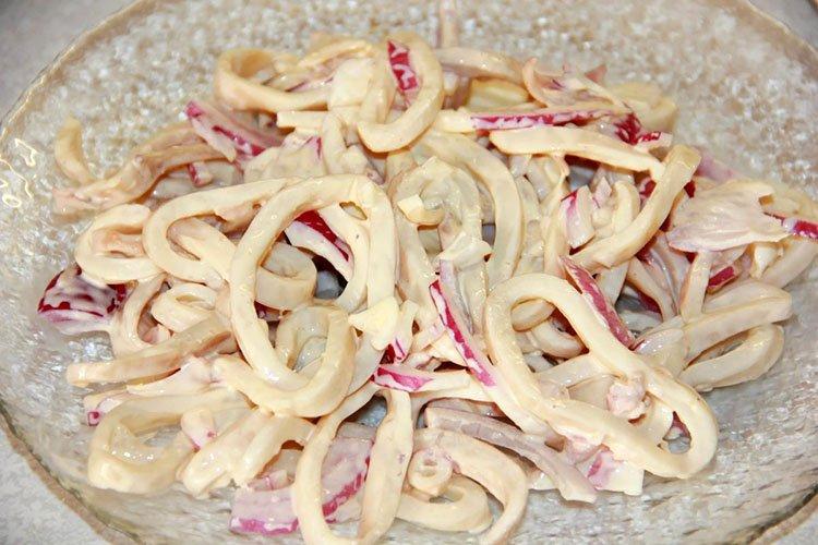 Squid in Sour Cream - Recipes