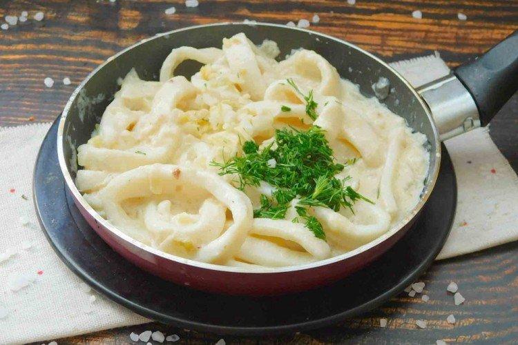 Stewed Squid with Steamed Vegetables - Recipes