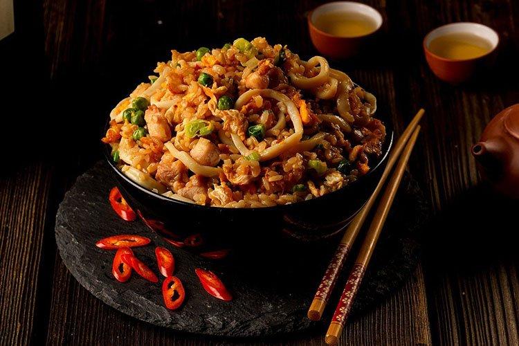 Asian-Style Rice with Squid - Recipes