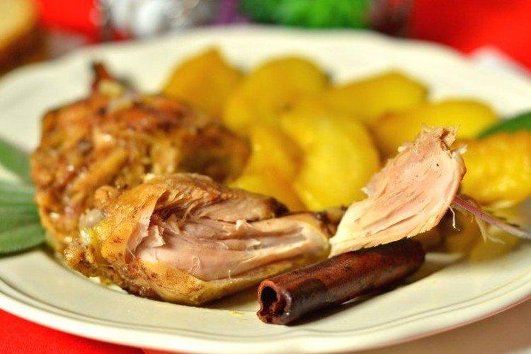 Conejo asado en bolsa - recetas