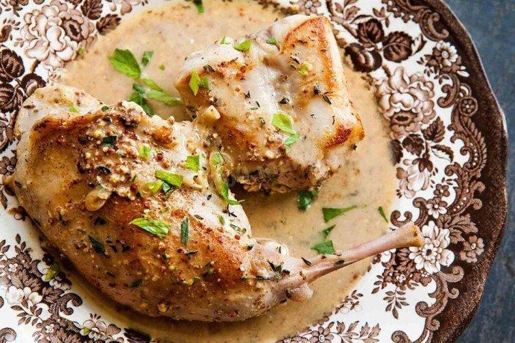 Conejo en vino blanco - recetas