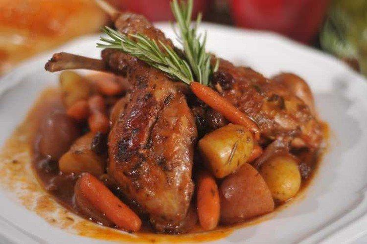 Conejo al estilo rústico - recetas
