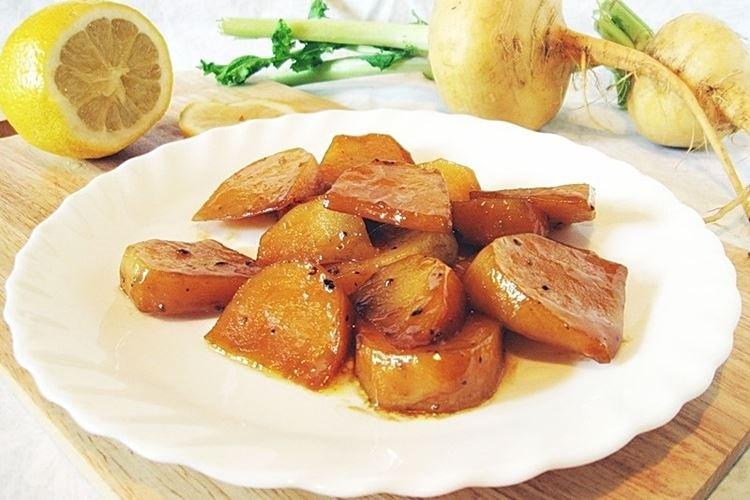 Glazed Turnips in Honey - Recipes