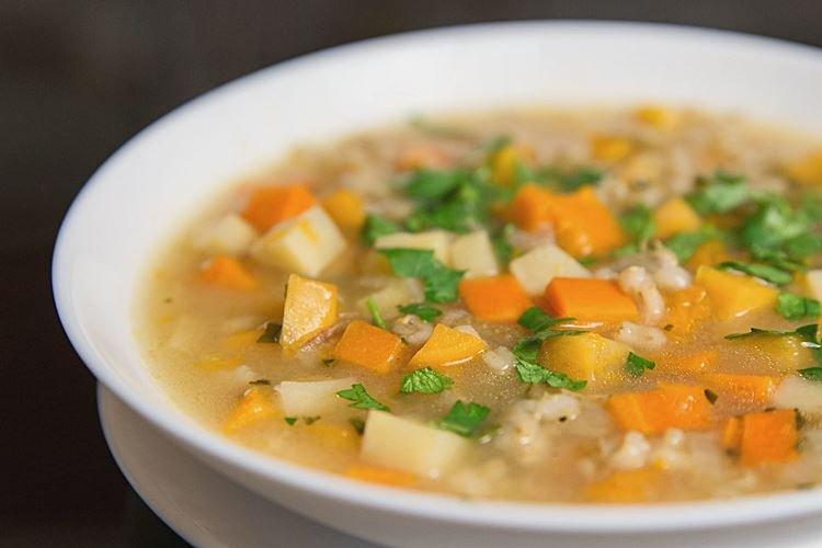 Soup with Pearl Barley and Turnips - Recipes