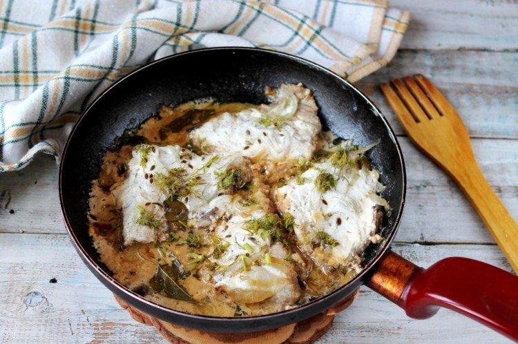 Fish in Sour Cream - Recipes