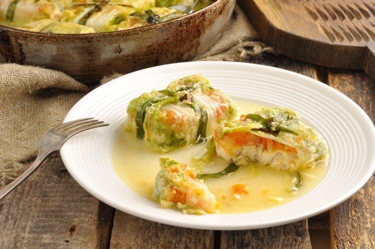 Fish in Napa Cabbage - Recipes