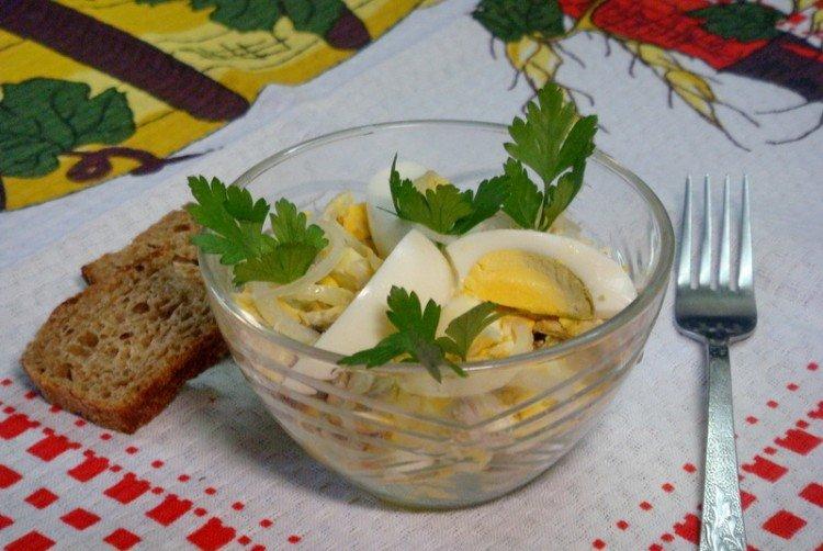 Salad with Fish and Pickled Onions - Recipes