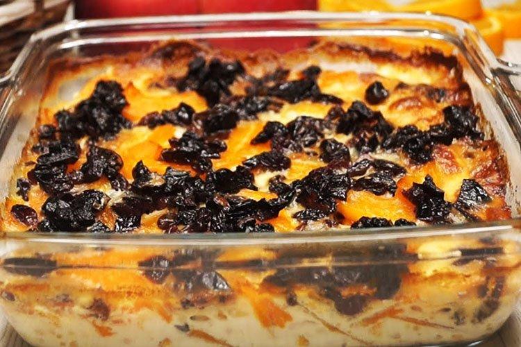 Pumpkin Casserole with Dried Fruits - Recipes