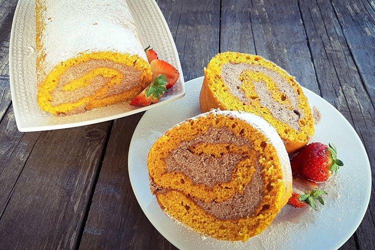 Pumpkin Pie with Cream - Recipes