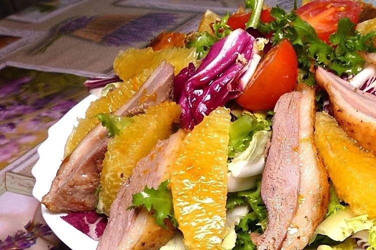 Duck and Orange Salad - Recipes