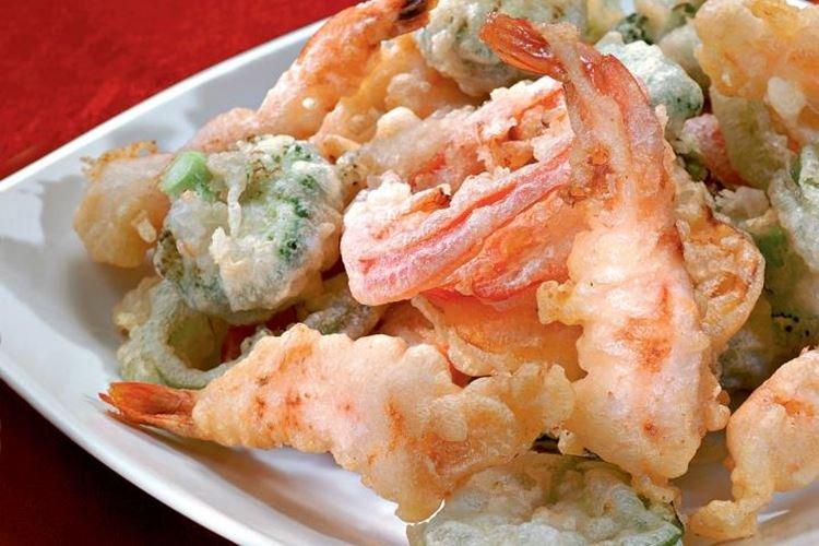 Shrimp with Vegetables in Batter - Recipes