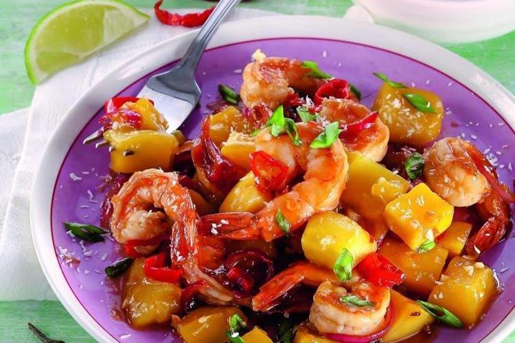 Shrimp with Mango - Recipes