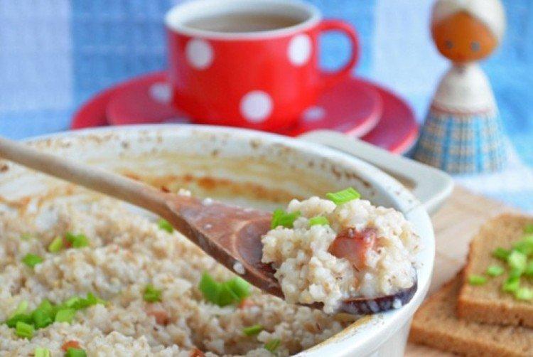 Baked Pearl Barley Porridge - Oven Dishes Recipes