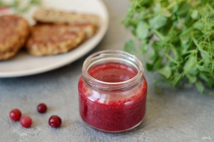 Salsa de arándanos rojos para carne con jengibre - recetas