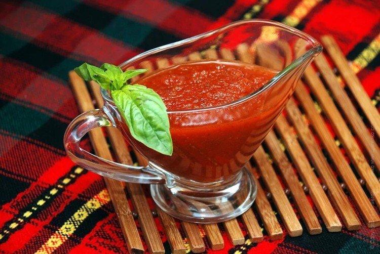 Salsa de tomate y arándanos rojos para carne - recetas