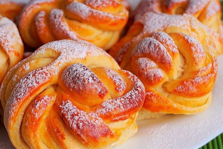Panecillos Toffee de masa de levadura - recetas