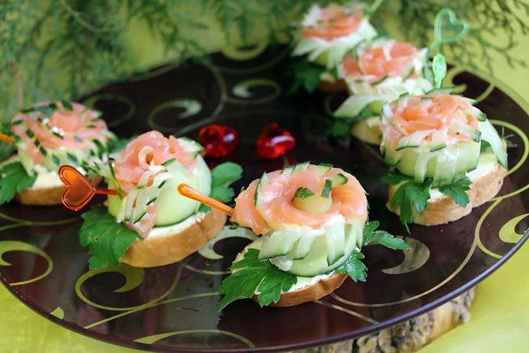 Warme Sandwiches mit Lachs - Rezepte
