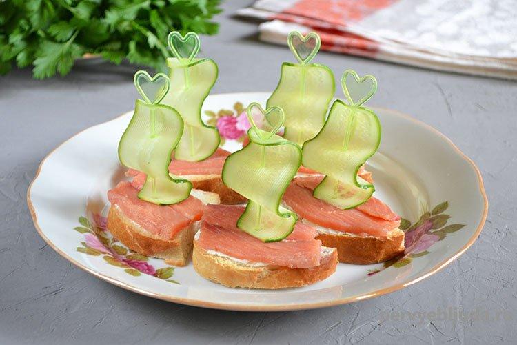 Sandwiches mit Lachs Buffet - Rezepte