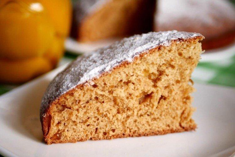 Pastel rápido de mermelada para el té - recetas