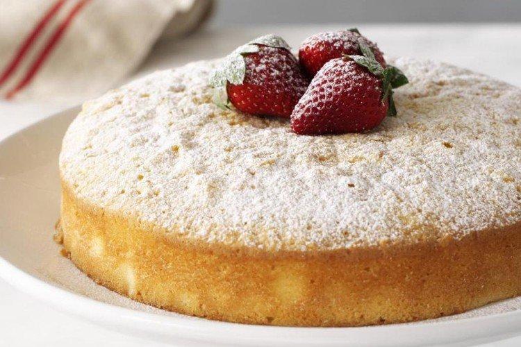 Pastel rápido con crema agria para el té - recetas