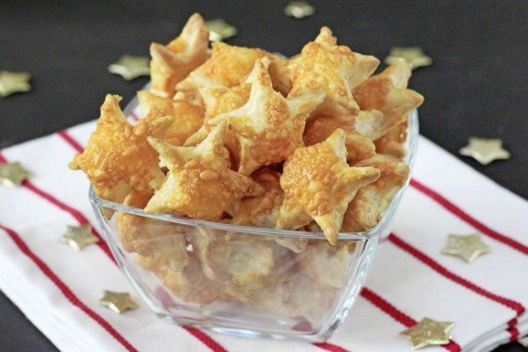 Cheese Stars - What to Feed Guests Inexpensively, Deliciously, and Quickly
