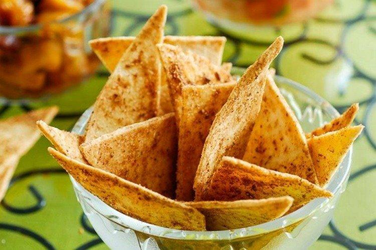 Homemade Lavash Chips - What to Feed Guests Recipes