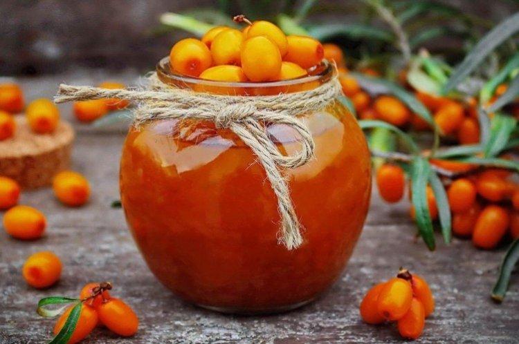 Mermelada sin esterilización - Qué preparar con espino amarillo para el invierno