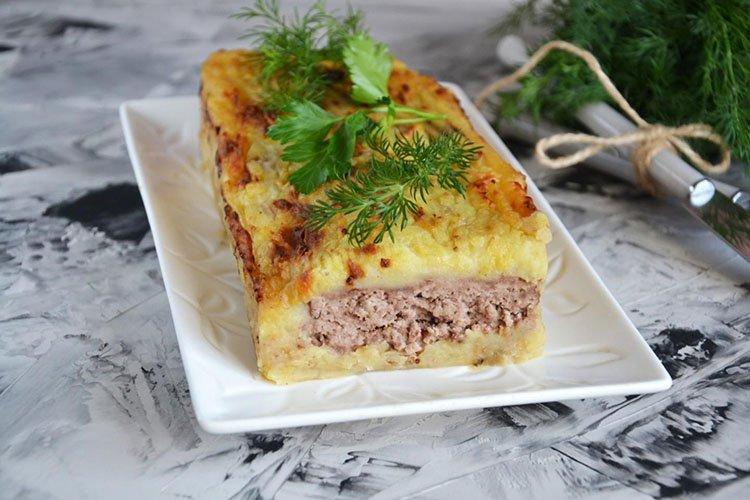 Gratinado de patata con carne picada - Qué cocinar con carne picada y patatas recetas