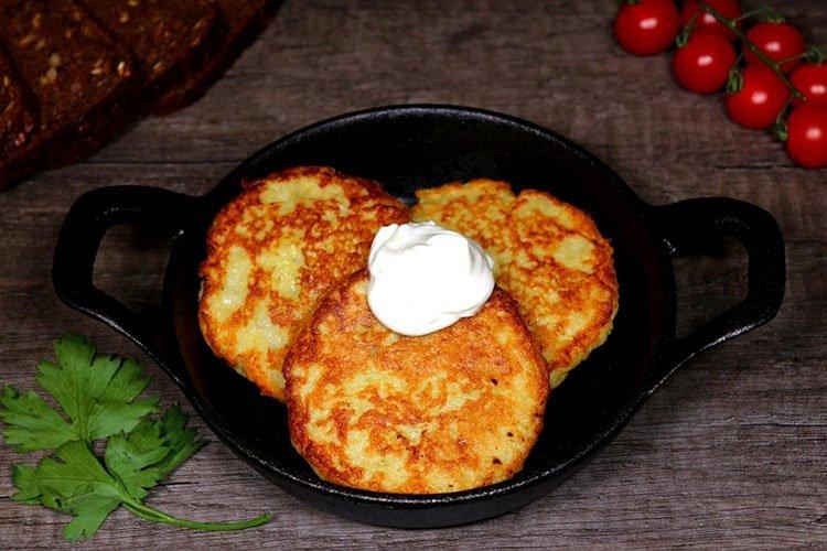 Tortitas de patata y carne - Qué cocinar con carne picada y patatas recetas