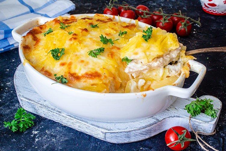 Lasaña de patata - Qué cocinar con carne picada y patatas recetas