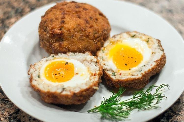 Huevos escoceses - Qué cocinar con carne picada