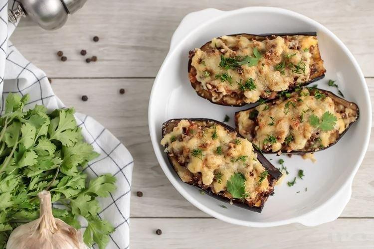 Berenjenas rellenas - Qué cocinar con carne picada