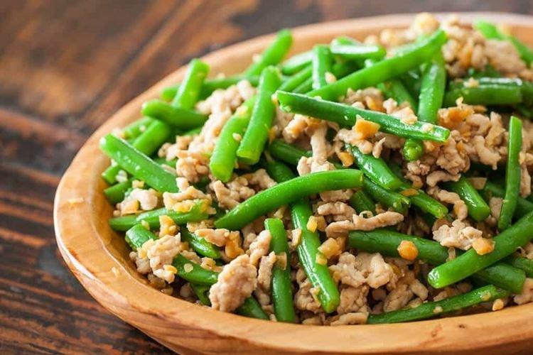 Judías verdes con huevo - Qué cocinar con carne picada