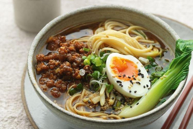 Ramen con carne picada - Qué cocinar con carne picada