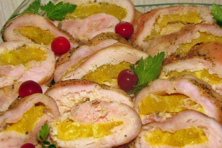 Turkey Fillet with Mandarin Segments - What to Cook with Turkey Fillet Recipes