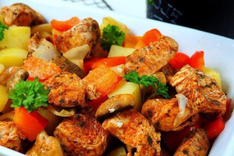 Turkey Fillet with Vegetables - What to Cook with Turkey Fillet Recipes