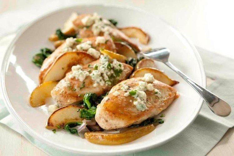 Turkey Fillet with Pears - What to Cook with Turkey Fillet Recipes
