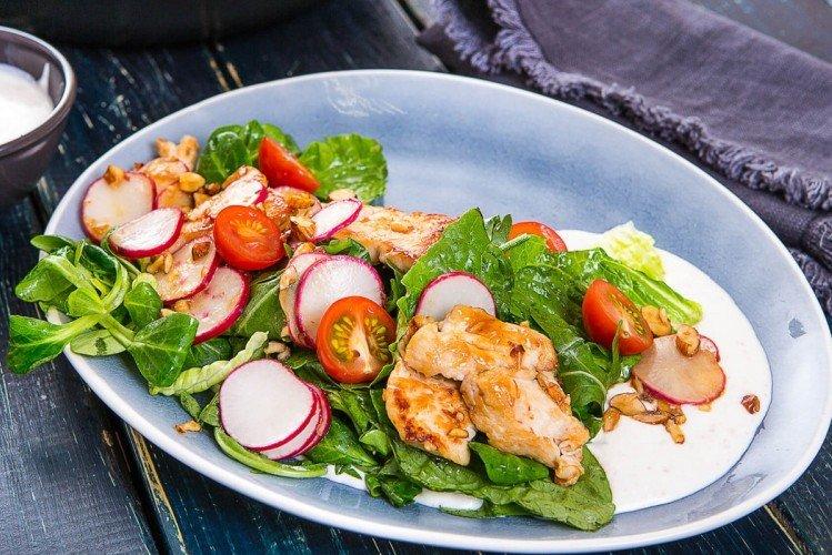 Meat Salad with Grainy Mustard - What to Cook with Turkey Fillet Recipes